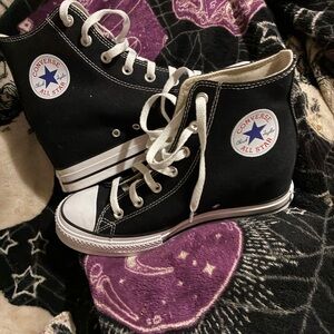Converse White High-Top Sneakers